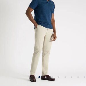 Spoke London Summer Sharps Lightweight summer chinos Men's Tan Pants 32